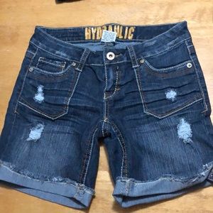 Hydraulic jean shirt